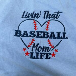 Livin' That Baseball Mom Tee