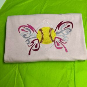 Butterfly Softball Diamond Tee