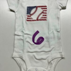 USA Flag & Baseball