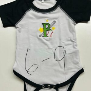 Black Raglan Green B